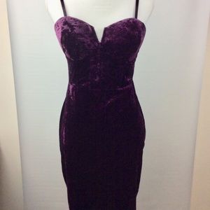 Material Girl Juniors Velvet Bodycon Dress
